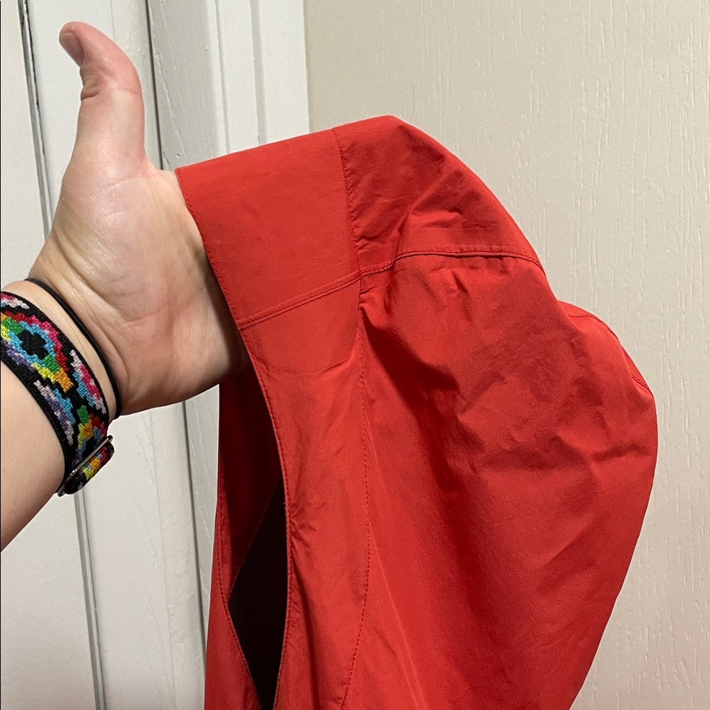 REI Coral Red Women's Rain Jacket - Picture 6 of 8